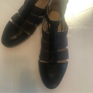 Wolverine 1000 Mile by Samantha Pleet Black Gladiator shoes SZ 9